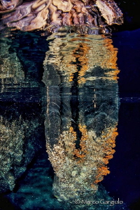 Reflex in the Isca Cave by Marco Gargiulo 